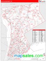 Westchester County, NY Wall Map