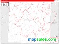 Caswell County, NC Wall Map Zip Code