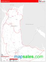Chowan County, NC Wall Map Zip Code