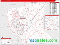 Cumberland County, NC Wall Map