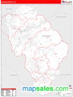 Jackson County, NC Wall Map