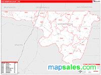 Northampton County, NC Wall Map Zip Code