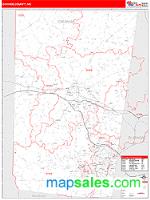 Orange County, NC Wall Map Zip Code