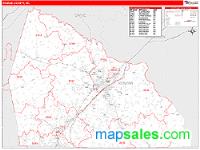 Rowan County, NC Wall Map