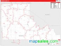 Benson County, ND Wall Map