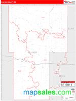 Billings County, ND Wall Map Zip Code