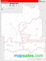 Dunn County, ND Wall Map