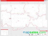 Eddy County, ND Wall Map Zip Code