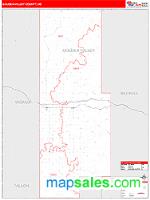 Golden Valley County, ND Wall Map Zip Code