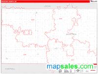 McIntosh County, ND Wall Map Zip Code