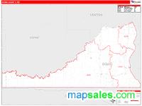 Sioux County, ND Wall Map