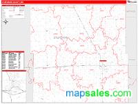 Stutsman County, ND Wall Map Zip Code