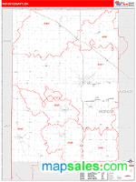 Mercer County, OH Wall Map Zip Code