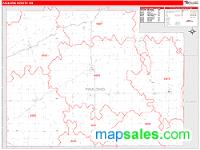 Paulding County, OH Wall Map Zip Code