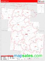 Perry County, OH Wall Map