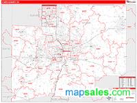Stark County, OH Wall Map Zip Code