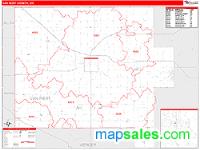 Van Wert County, OH Wall Map Zip Code