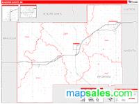Beckham County, OK Wall Map