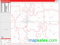 Garfield County, OK Wall Map