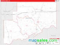 McIntosh County, OK Wall Map Zip Code