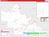 Pawnee County, OK Wall Map Zip Code