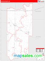 Seminole County, OK Wall Map Zip Code