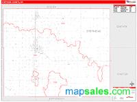 Stephens County, OK Wall Map Zip Code