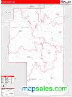 Harney County, OR Wall Map Zip Code