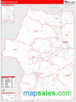 Josephine County, OR Wall Map Zip Code
