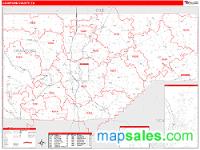 Crawford County, PA Wall Map Zip Code