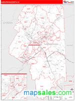 Lackawanna County, PA Wall Map