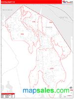 Bristol County, RI Wall Map