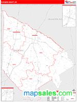 Bamberg County, SC Wall Map Zip Code