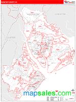 Beaufort County, SC Wall Map