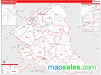 Florence County, SC Wall Map Zip Code