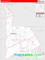 Lancaster County, SC Wall Map Zip Code