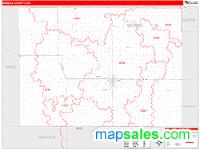 Beadle County, SD Wall Map Zip Code