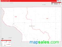 Buffalo County, SD Wall Map Zip Code