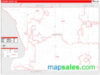 Campbell County, SD Wall Map Zip Code