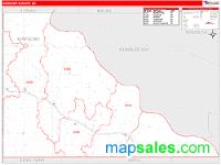 Gregory County, SD Wall Map Zip Code