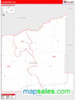 Haakon County, SD Wall Map