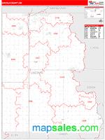 Lincoln County, SD Wall Map