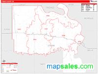 Lyman County, SD Wall Map Zip Code