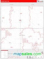 McCook County, SD Wall Map Zip Code