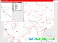 Meade County, SD Wall Map Zip Code