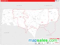 Clay County, TN Wall Map Zip Code