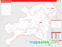 Lauderdale County, TN Wall Map Zip Code