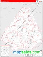McMinn County, TN Wall Map Zip Code