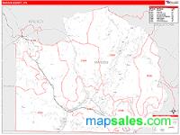 Marion County, TN Wall Map Zip Code