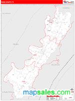 Meigs County, TN Wall Map Zip Code